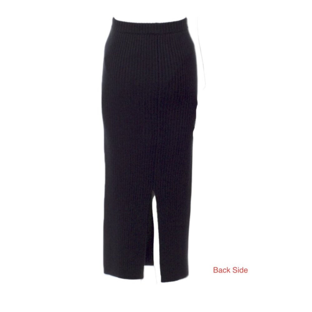 St. John 2020Fall Midi Length Wool Skirt - Black/S/Excellent Condition